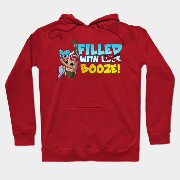 Filled with Booze Hoodie by teh_andeh